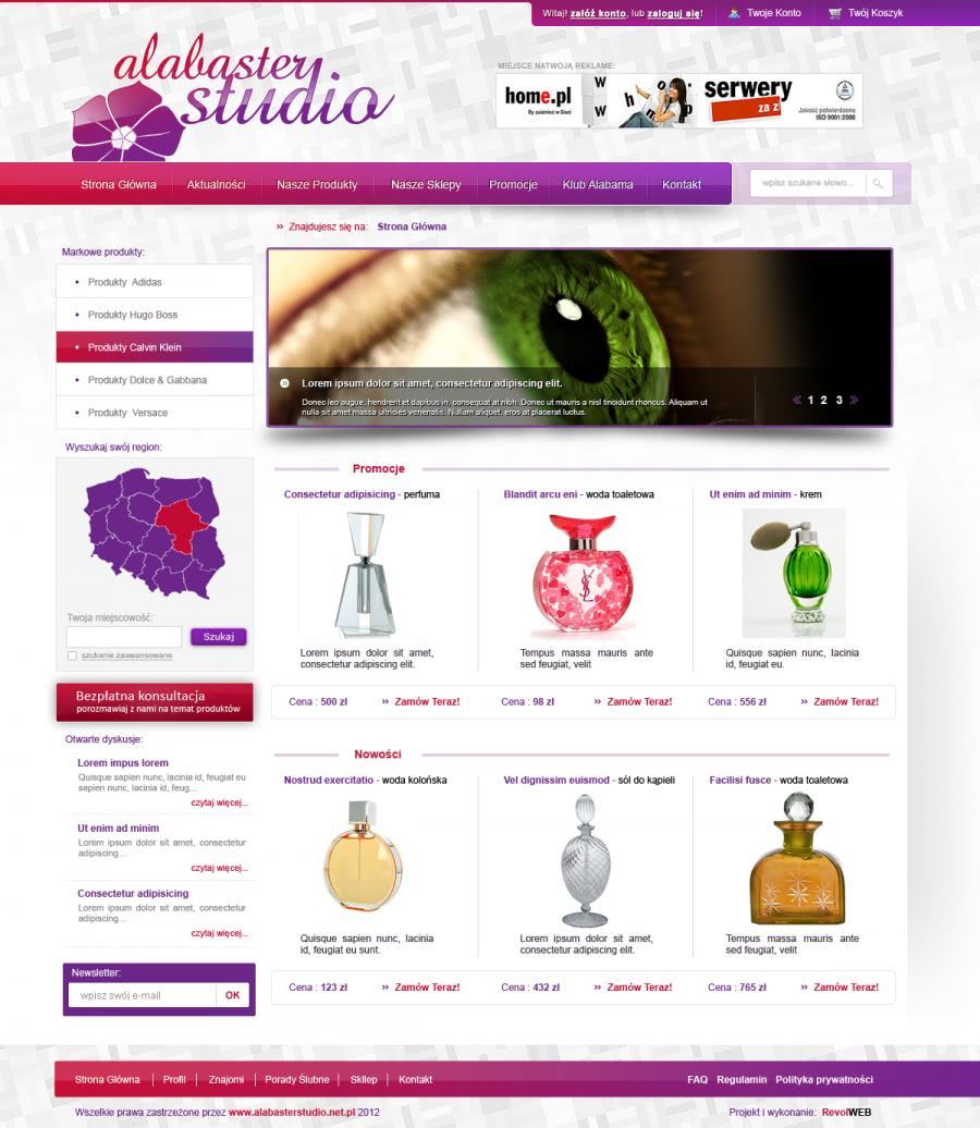 strona dla dystrybutora kosmetykĂłw