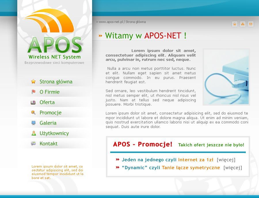 strona www dla firmy handlowej