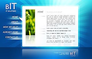 Szablon www dla projektów takich jak strona www dla firmy ogranizujÄcej wydarzenia: Bit