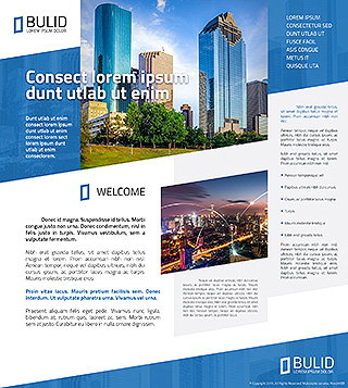 Szablon www dla projektów takich jak serwis www dla firmy budowlanej: Bulid