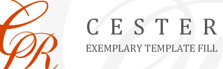 Szablon strony WWW: Cester