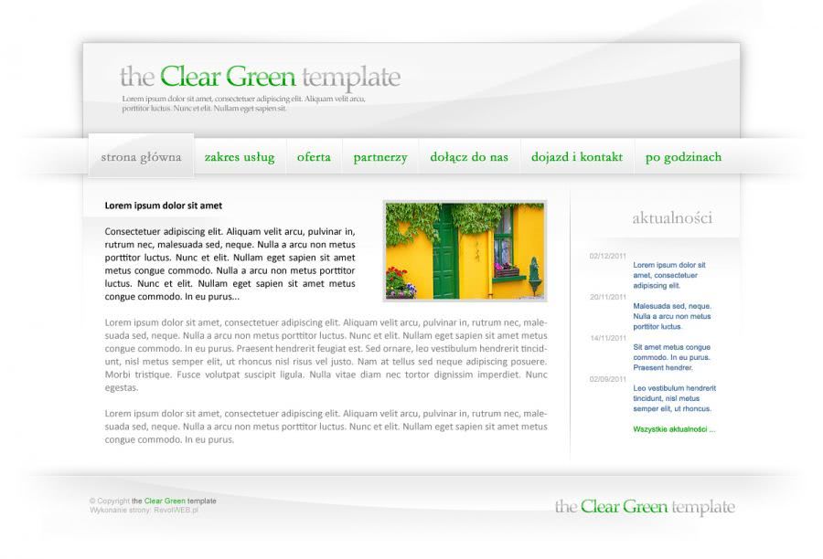 strona www dla bloga