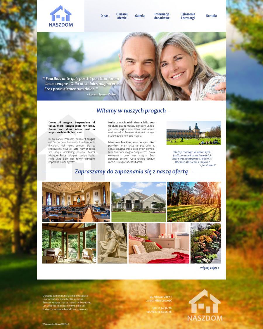 strona dla fundacji lub organizacji