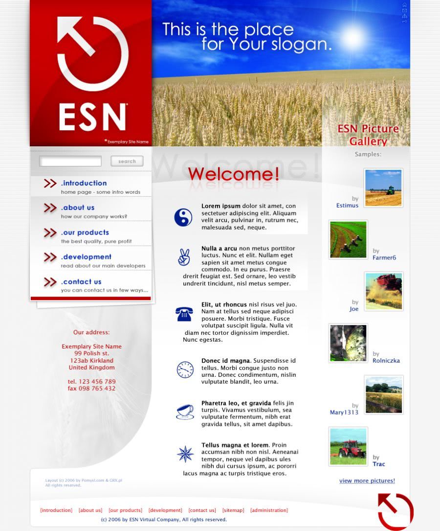 strona www dla biznesu rolniczego