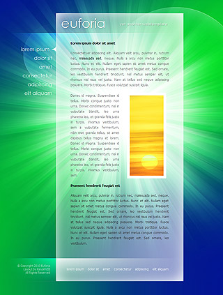Szablon www dla projektów takich jak strona www dla koĹcioĹa: Euforia