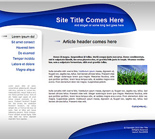 Szablon www dla projektów takich jak strona www dla firmy gospodarujÄcej: Fishape