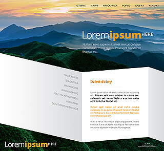 Szablon www dla projektów takich jak strona www do zastosowaĹ prezentacyjnych: Foldset