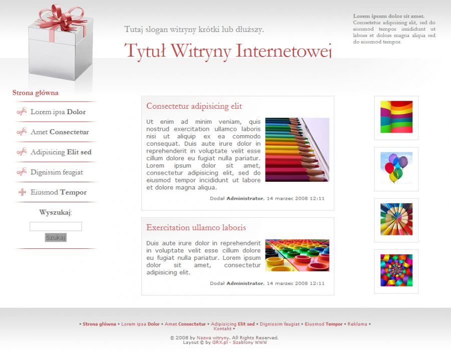 strona www z pomysĹami na prezenty