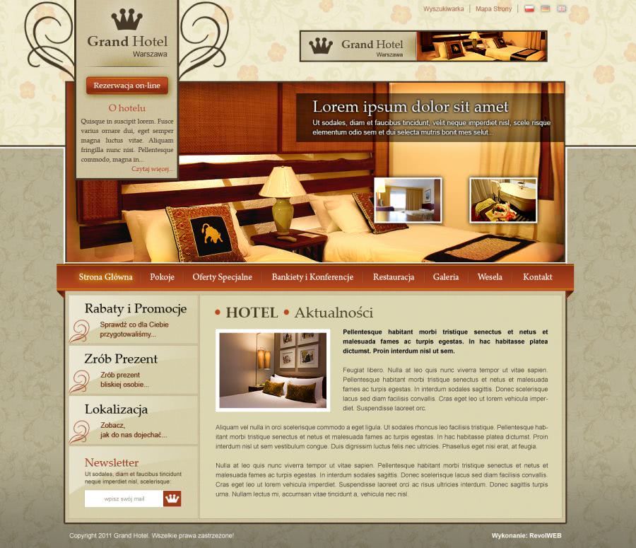 strona www dla agroturystyki