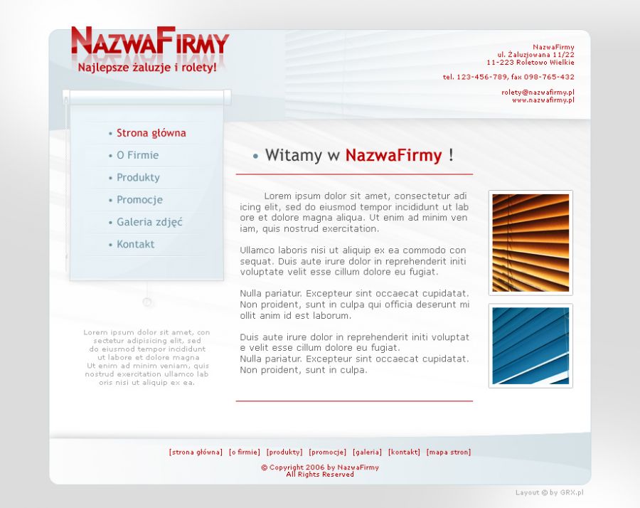 strona www dla firmy wykoĹczenia wnÄtrz
