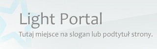 Szablon strony WWW: Light Portal