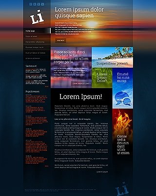 Szablon www dla projektów takich jak strona www dla organizatora eventĂłw przyrodniczych: Linset