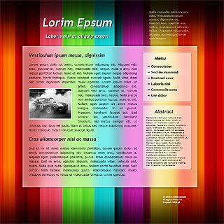 Szablon www dla projektów takich jak strona www dla producenta tkanin: Lorim Epsum