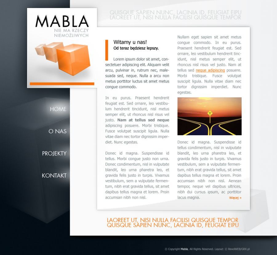 strona www dla studia