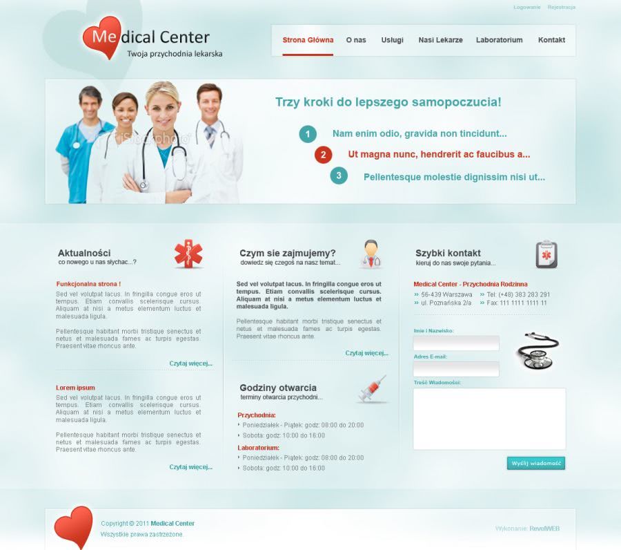 strona dla przychodni