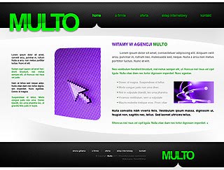 Szablon www dla projektów takich jak strona www dla agencji HR: Multo