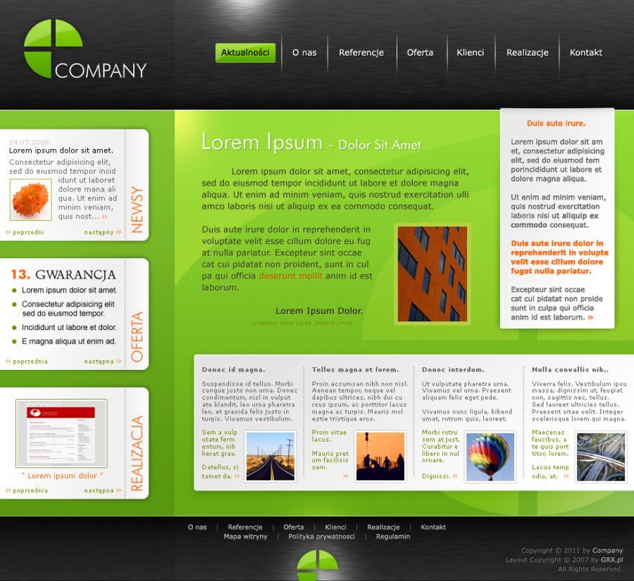 strona www dla firmy technologicznej