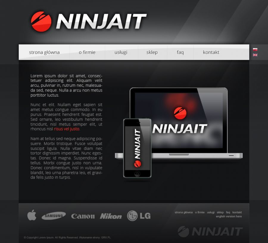 strona z branĹźy informatycznej