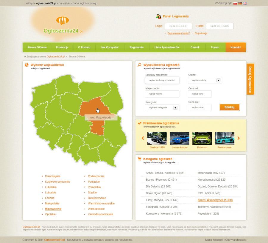 serwis ogĹoszeĹ targetowanych