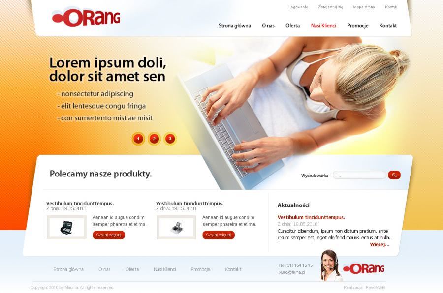 strona www dla dostawcy internetu