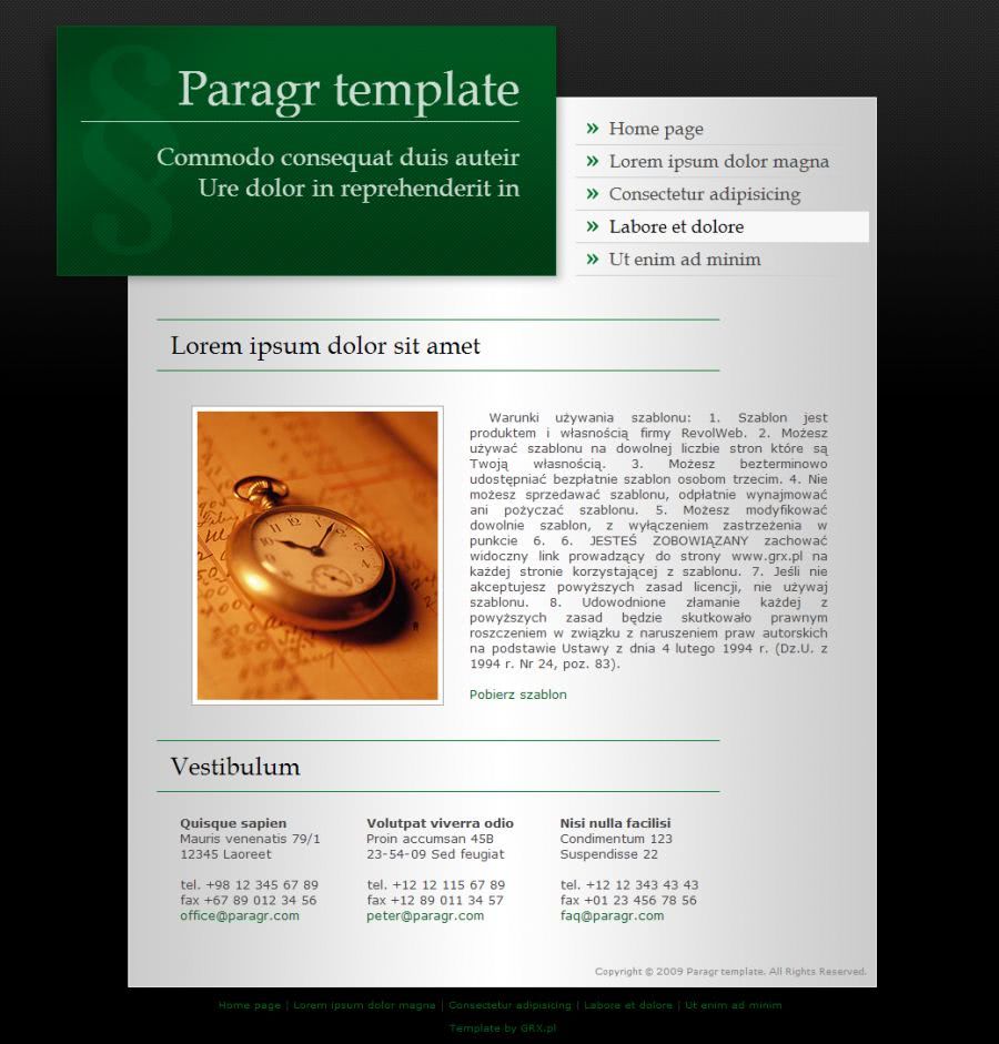 strona www dla agencji prawniczej