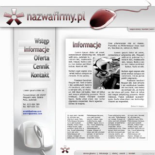 Szablon www dla projektów takich jak strona www dla usĹug szkoleniowych: Silver