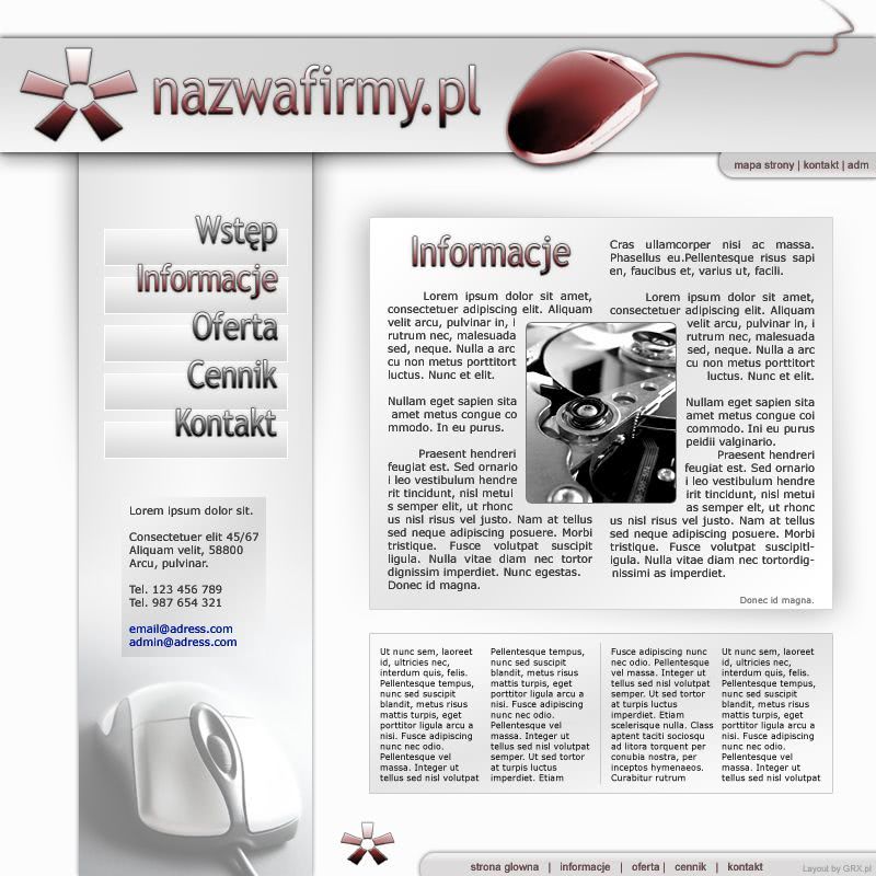 strona www dla usĹug szkoleniowych