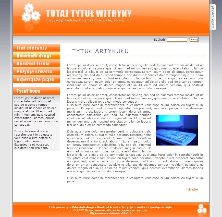 strona www dla jednostki samorzÄdowej