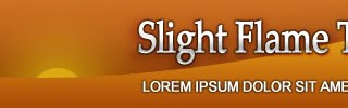 Szablon strony WWW: Slight Flame