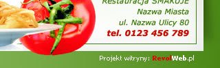 Szablon strony WWW: Smakuje