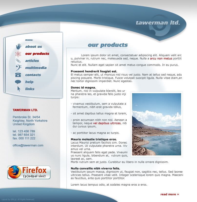 strona www dla usĹug technologicznych