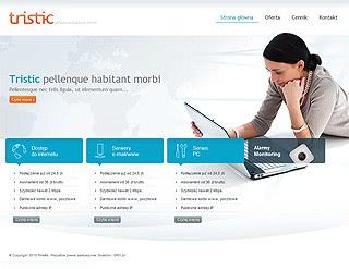 Szablon www dla projektów takich jak strona www dla tĹumacza: Tristic