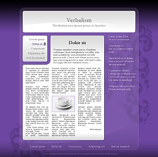 Szablon www dla projektów takich jak strona www dla zakĹadu pogrzebowego: Verbalism