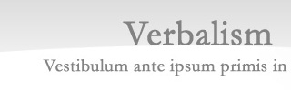 Szablon strony WWW: Verbalism