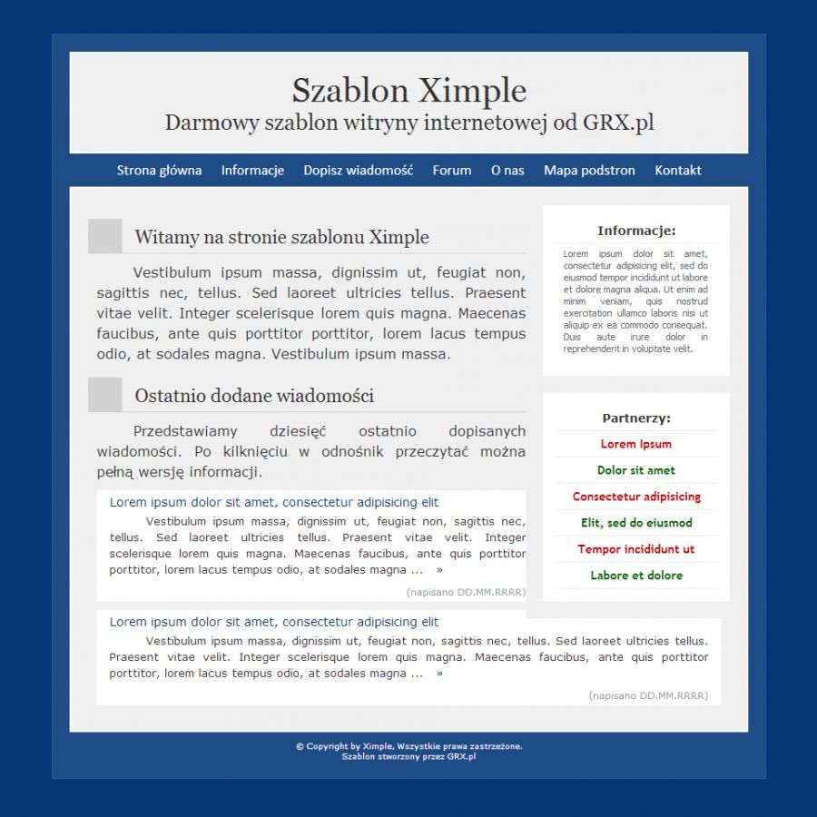 strona www dla bloga pisarskiego